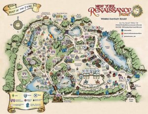 New York Renaissance Faire Map